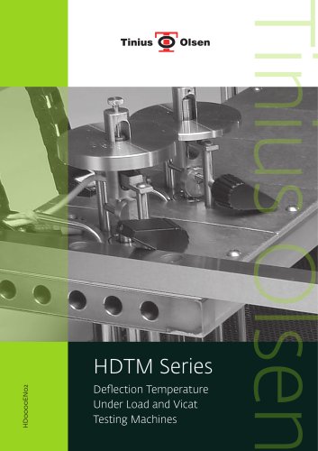 HDTM Series - Deflection Temperature Under Load and Vicat Testing Machines from Tinius Olsen