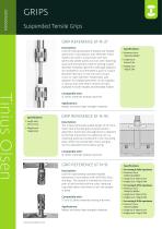 Suspended Tensile Grips from Tinius Olsen