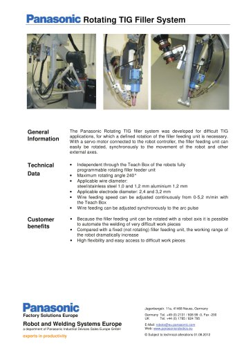 TIG Filler System