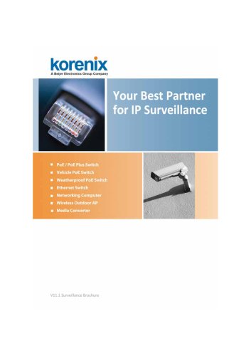 Korenix 2011 IP Surveillance Brochure