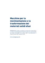 Trattamento e trasformazione dei materiali sfusi - 2