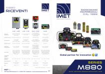 Depliant IMET Serie M880 - 1