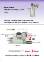 High-power pneumatic Swing clamp WHE