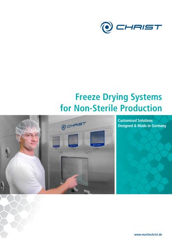 Freeze Drying Systems for Non-Sterile Production