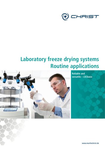 Laboratory Freeze Dryers Routine Applications