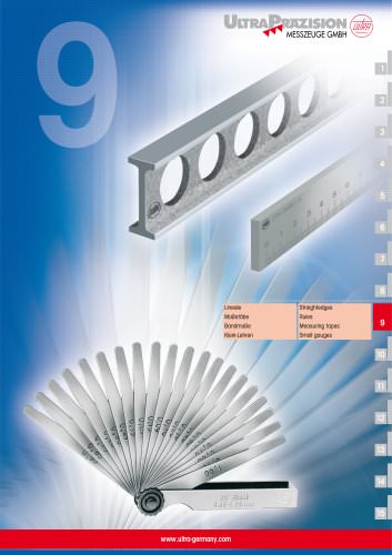 Straightedges  Rules  Measuring tapes  Small gauges