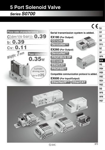 5 Port Solenoid Valve S0700