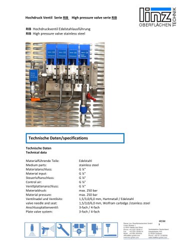 change over valves, jnjection vavles