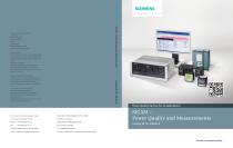 Power Quality and Measurements Product Catalog SR 10 V1.0