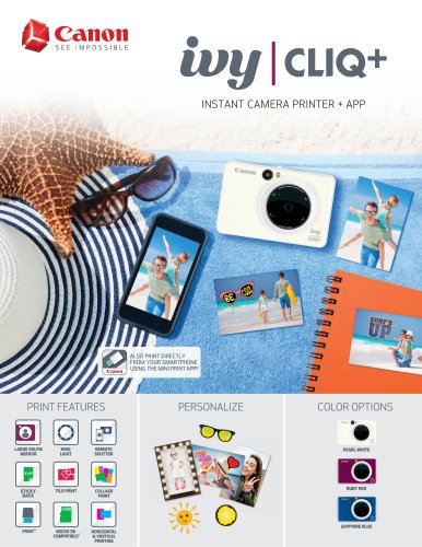 IVY CLIQ+ Instant Camera Printer + App