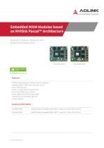 Embedded MXM GPU Modules based on NVIDIA Pascal™ Architecture