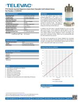 Televac 7FCS Double Inverted Magnetron Quick-Start Cleanable Cold Cathode Sensor