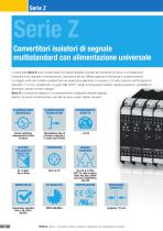 SERIE Z CONVERTITORI ISOLATORI DI SEGNALE MULTISTANDARD CON ALIMENTAZIONE UNIVERSALE - 2