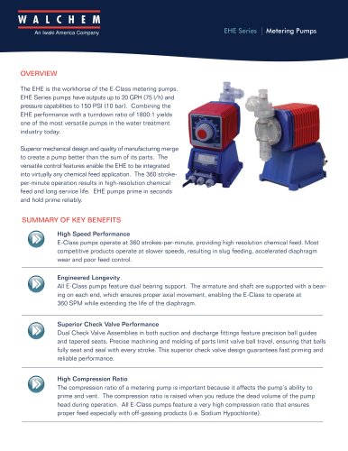 EHE Series | Metering Pumps