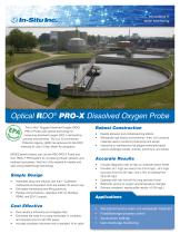 Optical RDO PRO-X Dissolved Oxygen Probe for Process Monitoring Applications