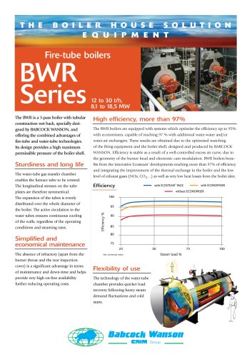 Fire-tube Boiler - BWR