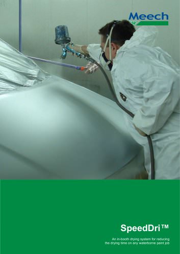 SpeedDri - An in-booth drying system for reducing the drying time on any waterborne paint job