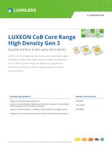 LUXEON CoB Core Range High Density Gen 3 