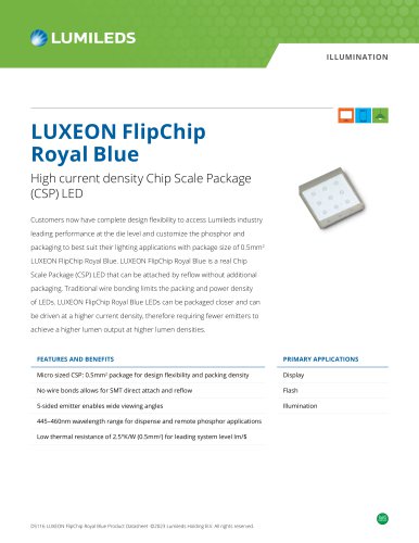 LUXEON FlipChip Royal Blue 2024