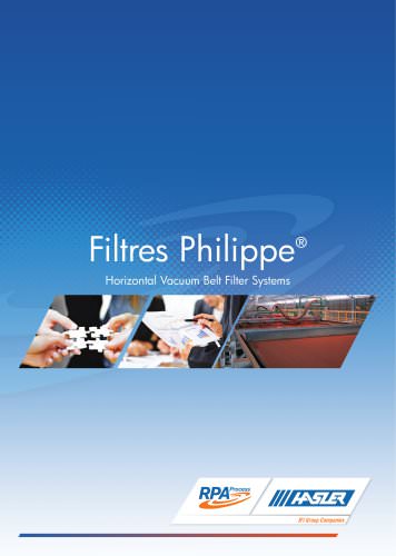 Filtres Phlippes belt filter brochure