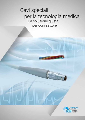 Cavi speciali per la tecnologia medica