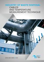 Electrical Cables for industry of waste disposal