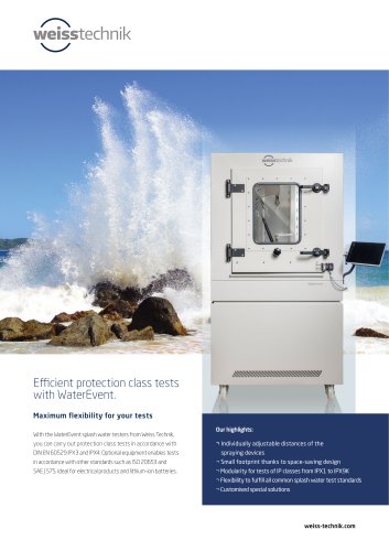 Efficient protection class tests with WaterEvent. 