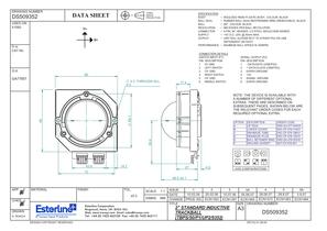 50mm Inductive Panel Mounted PS/2 or USB Trackball, aprt no DS509352