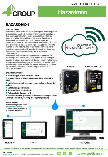 HazardMon.com - Soluzione per il monitoraggio dei pericoli basata sul cloud