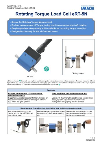 eRT-5N Rotating Torque Load Cell
