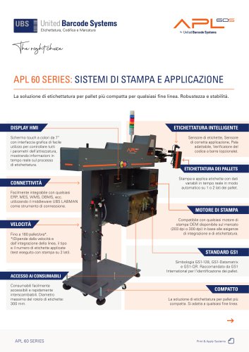 APL 60 Series by United Barcode Systems