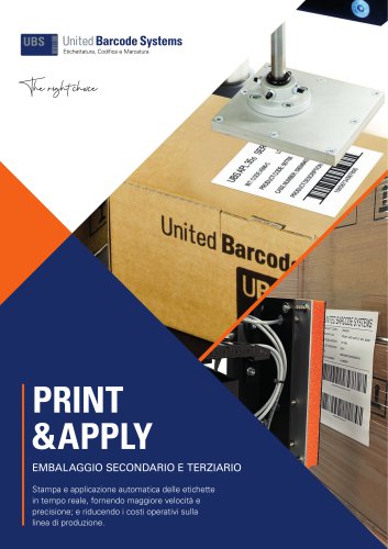 Applicatore automatico di etichette - APL by United Barcode Systems