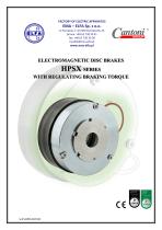 HPSX series - electromagnetic disc brakes