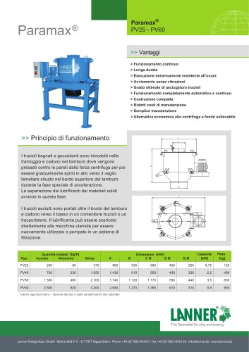 Paramax® Centrifuga