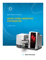 AGILENT ATOMIC ABSORPTION SPECTROMETERS