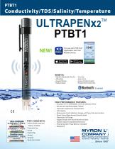 UltrapenX2™ PTBT1 Bluetooth® Enabled Conductivity/TDS/Salinity/Temperature Pen