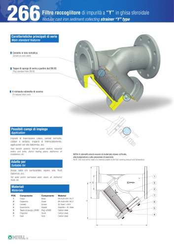 Y strainer – Item 266