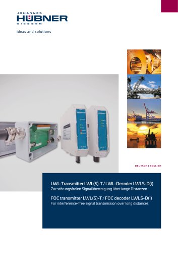 FOC transmitter LWL(S)-T / FOC decoder LWLS-D(i)