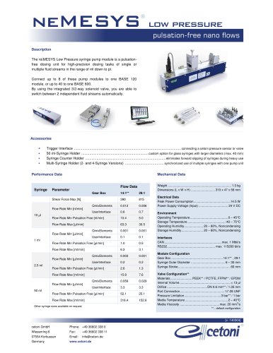 neMESYS Low Pressure Module