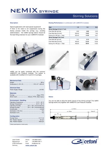 neMIX Syringe Stirrer