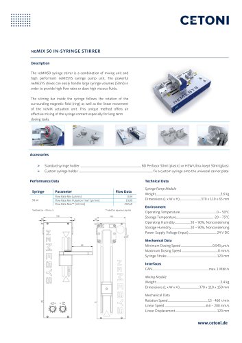 Syringe Stirrer 50