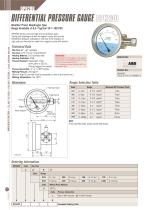 Differential pressure gauge -DPH200