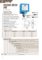 PS2100W Pressure Switch