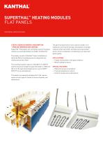 SUPERTHAL™ HEATING MODULES FLAT PANELS