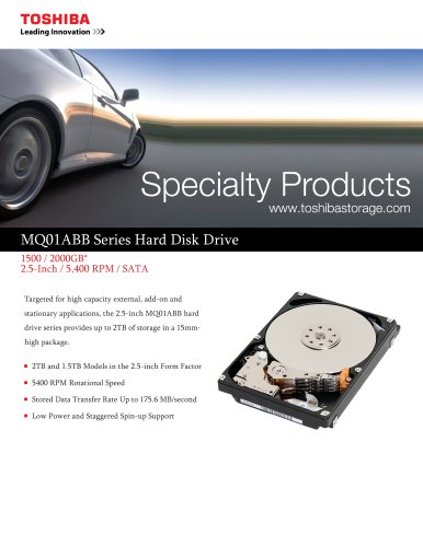 MQPIABB Series Hard Disk Drive