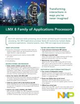 i.MX 8 Family of Applications Processors