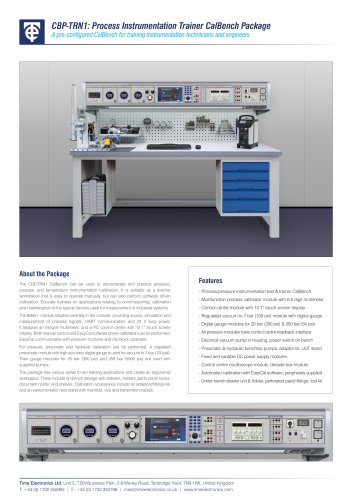 CBP-TRN1: Process Instrumentation Trainer CalBench Package