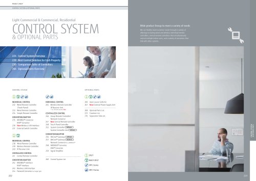 CONTROL SYSTEM & OPTIONAL PARTS