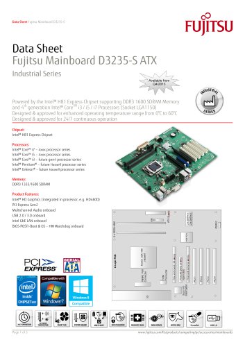 Fujitsu Mainboard D3235-S