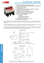 Differential pressure / Volume flow controller DPC200